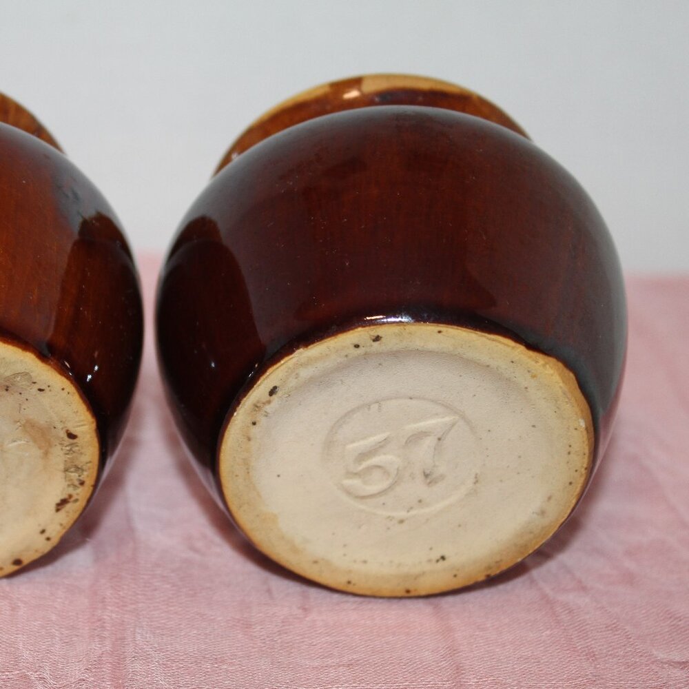 Vintage Heinz 57 Mustard Crock Bean Pots (2) - Picture 8 of 10